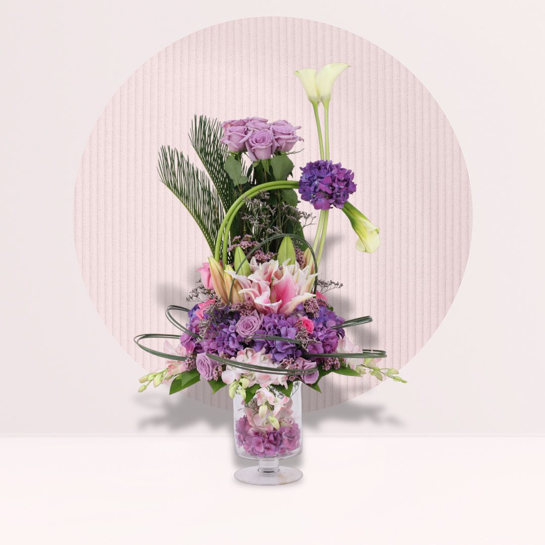 Flowers With Vase Colourfull Flowers