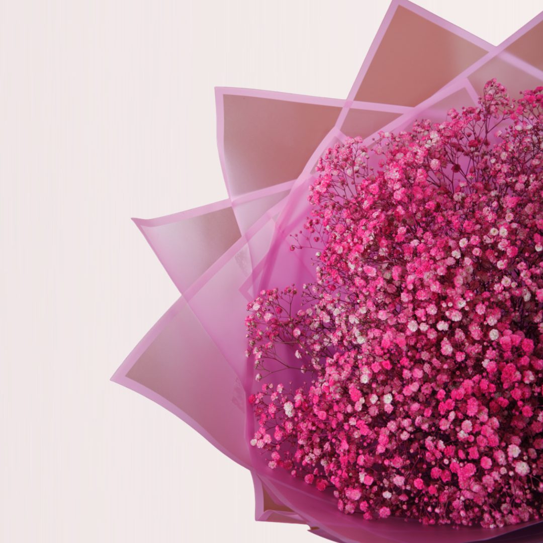 blushing-blessings Pink Colour Bouquet