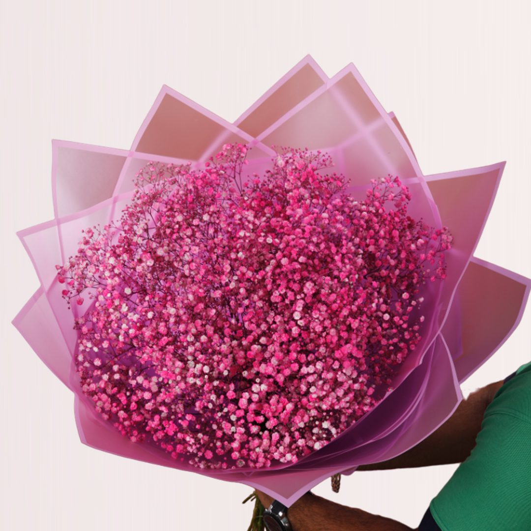 blushing-blessings Pink Colour Bouquet