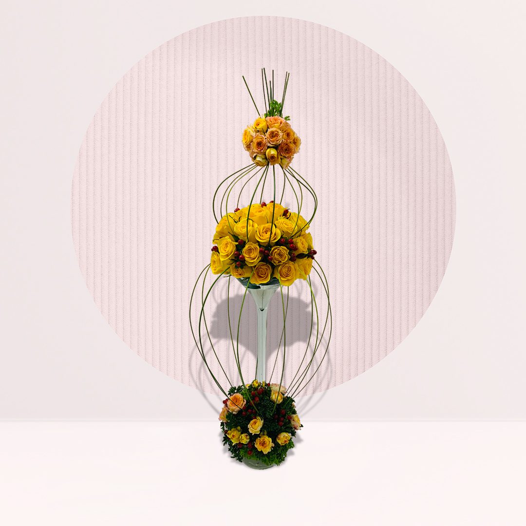 19 order roses in a vase online for this deepavali