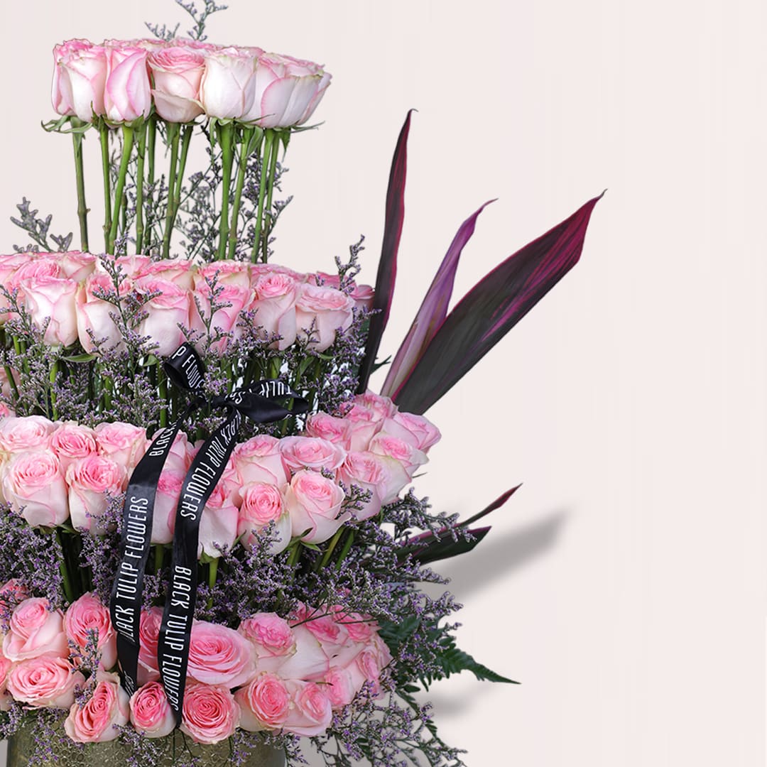 2 sop pink roses box online