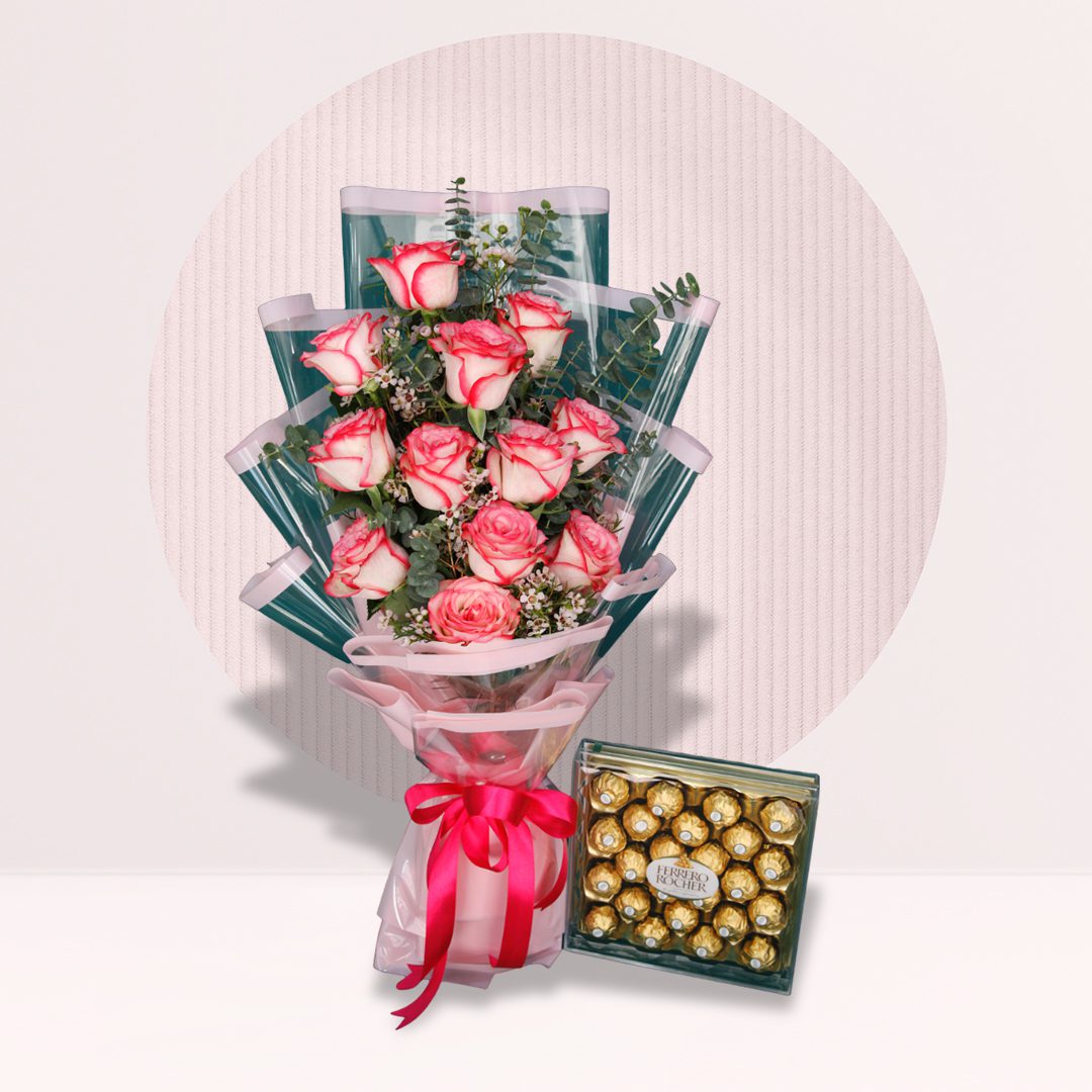 3 order bouquet pink roses online
