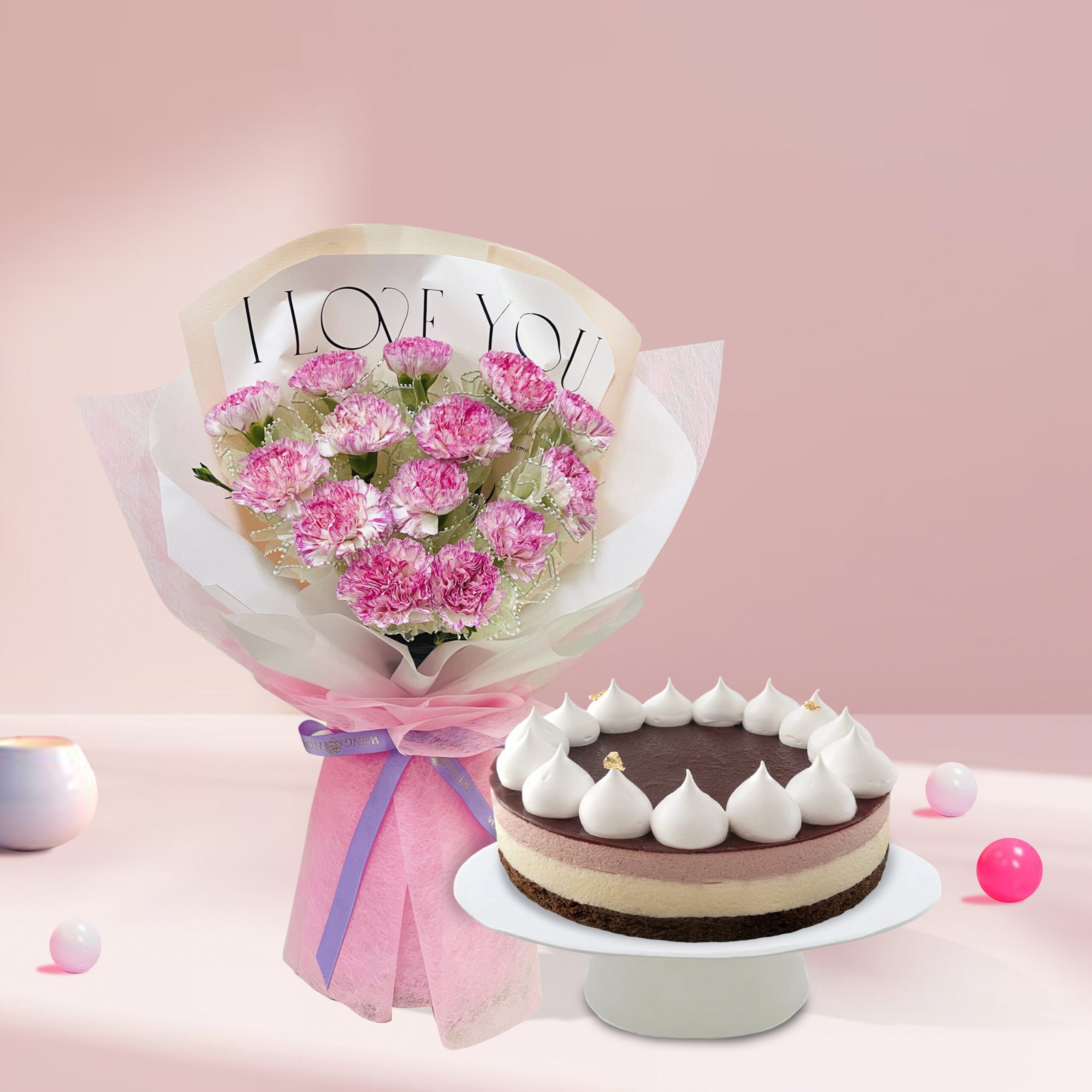 Empty room wall mockup psd Loft interior design order flower cake delivery in kl