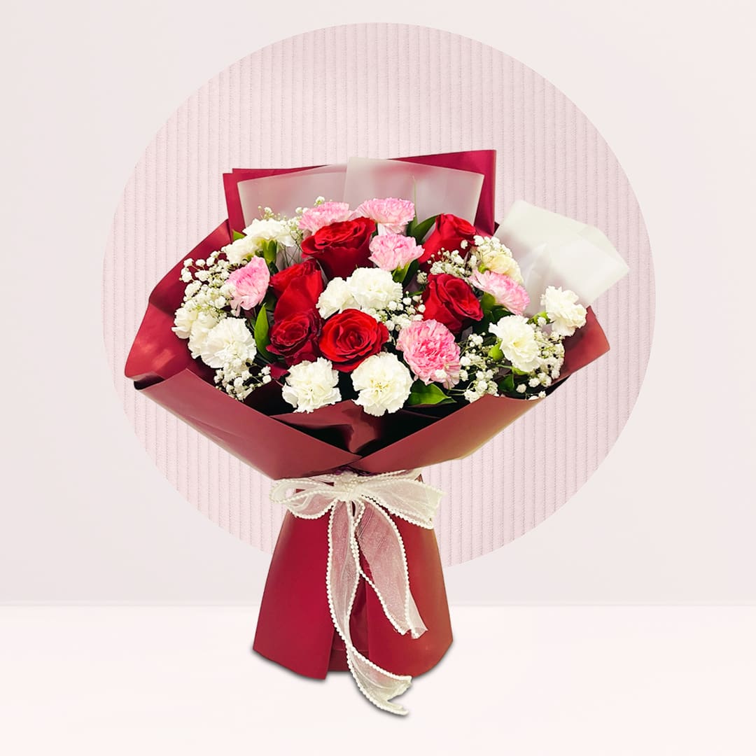 1 (132) order carnation flower bouquet online