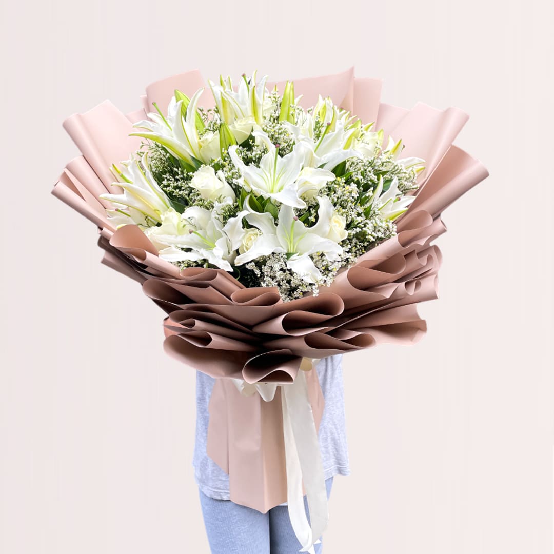 1 (218) order lily flowers bouquet online