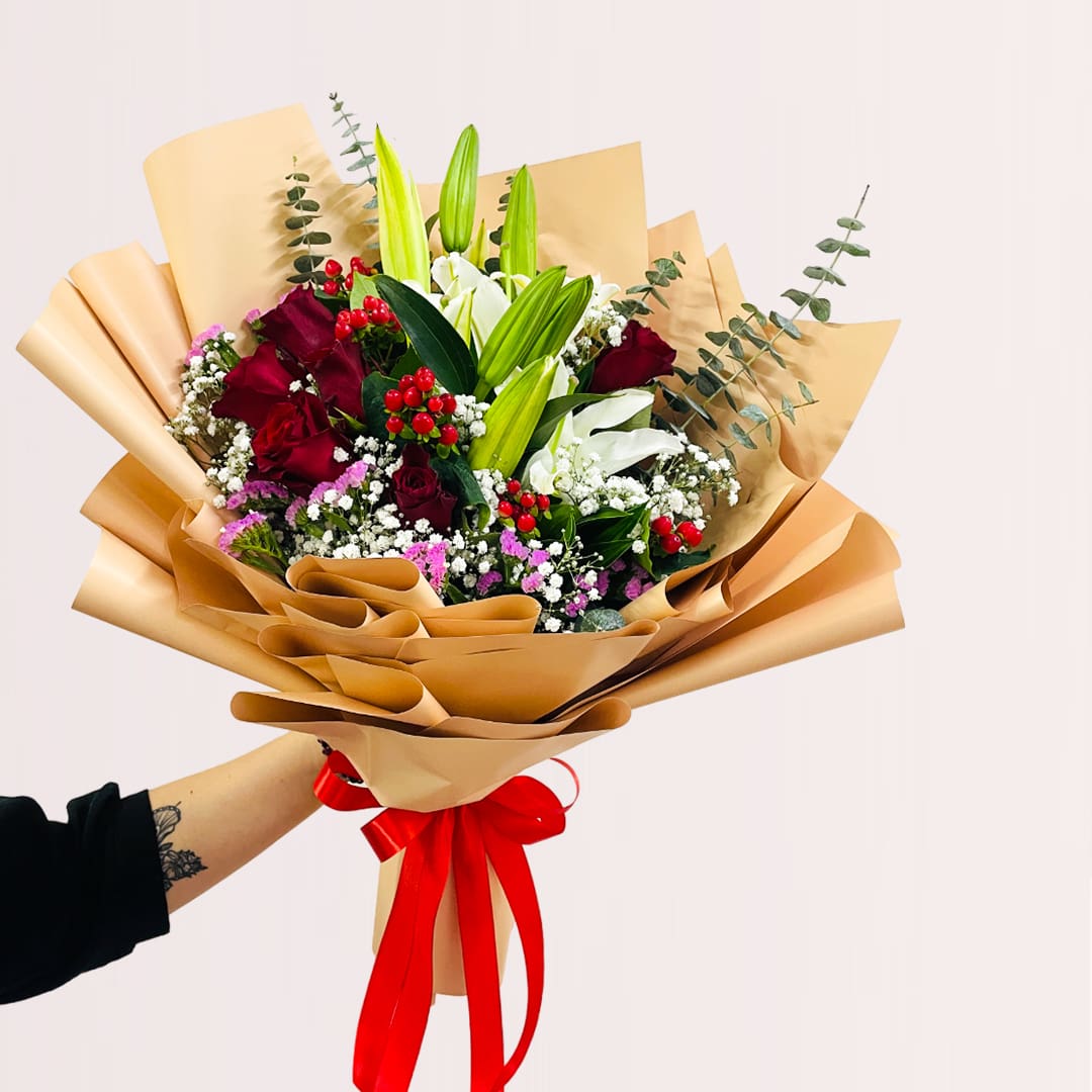 2 (206) send roses bouquet