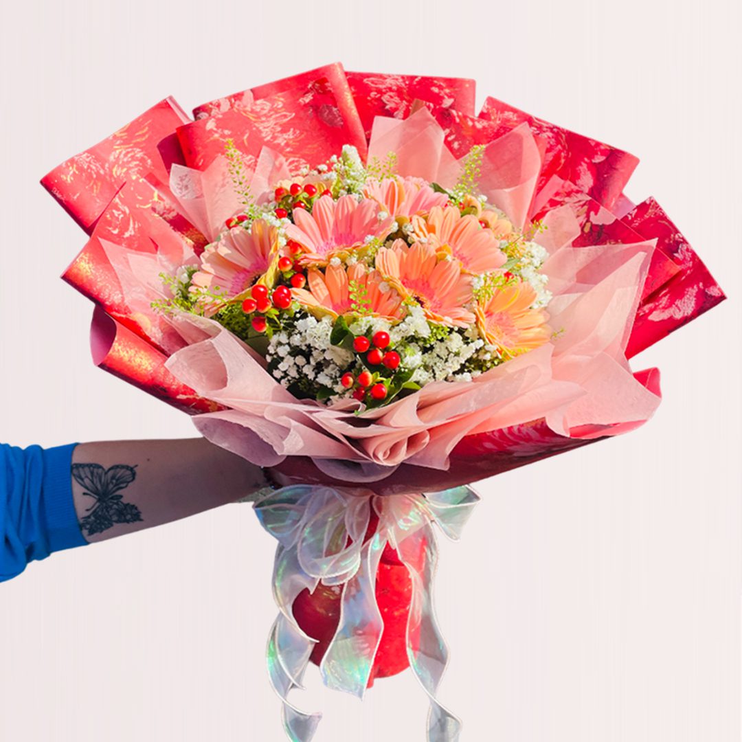 2 (216) send gerbera bouquet online