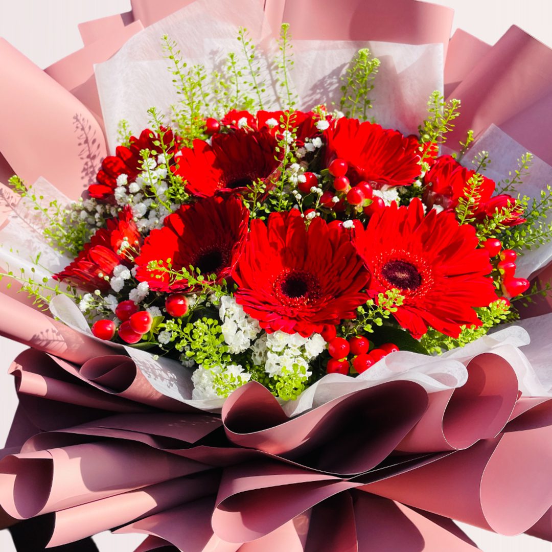 2 (217) buy gerbera bouquet online