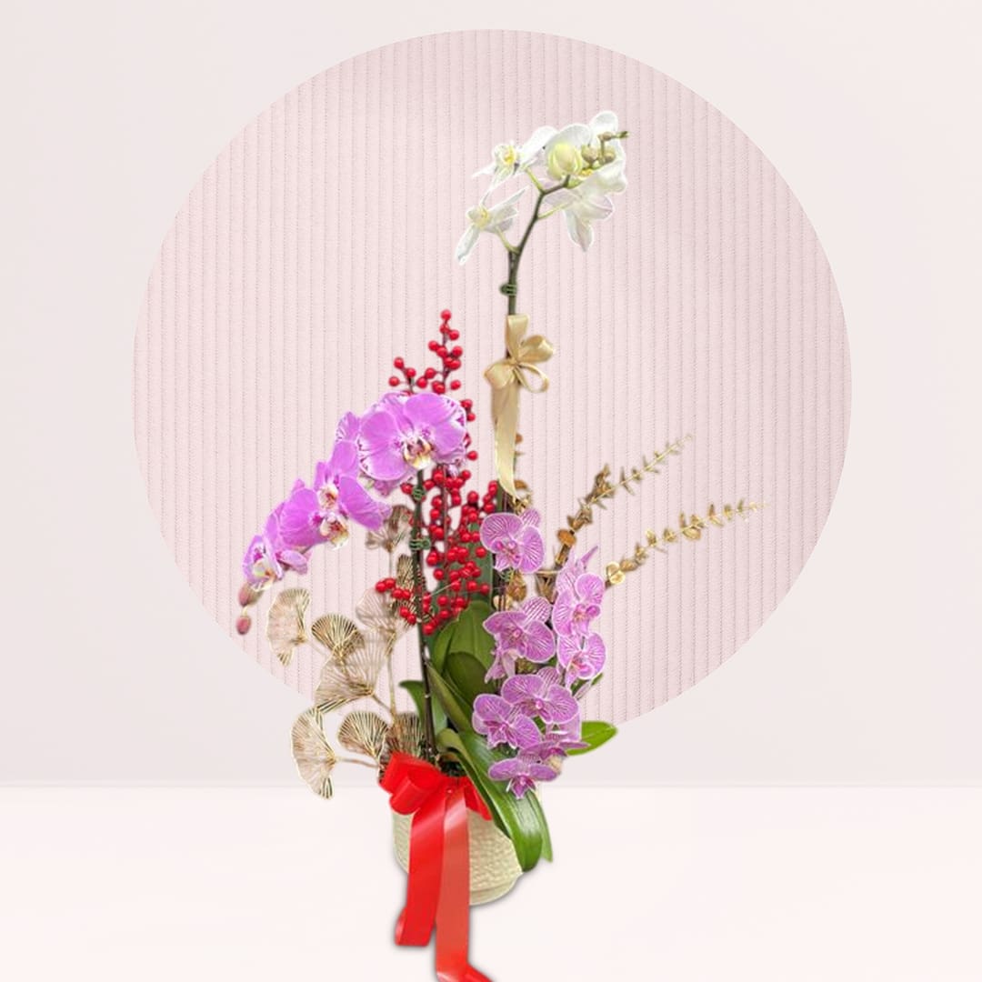 1 buy orchid floral arrangement online
