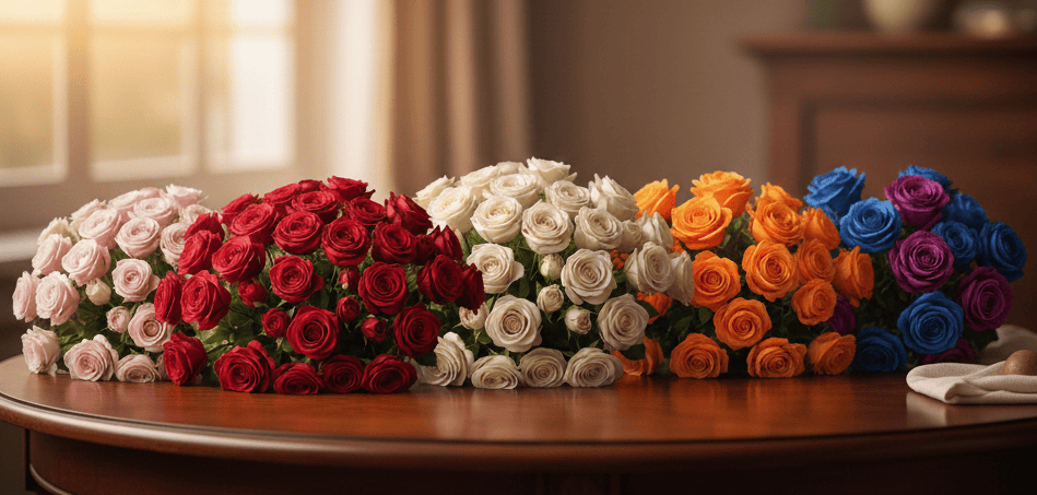 Valentine’s Day rose colours and their romantic meanings explained
