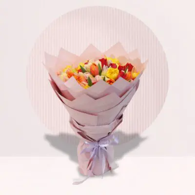 70 stems mixed Tulip Flower bouquet