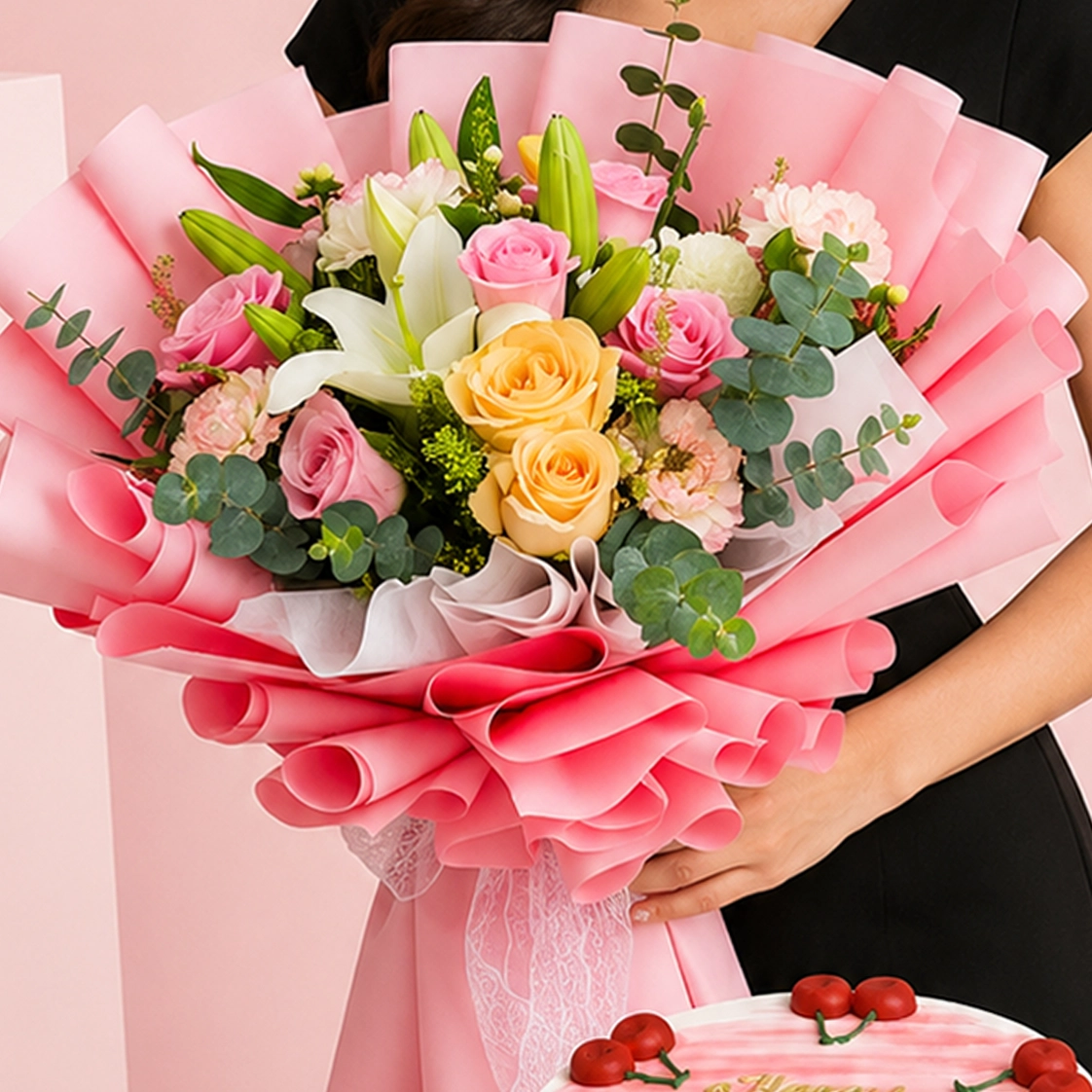 happy-cherish-birthday-cake-bouquet-combo_03